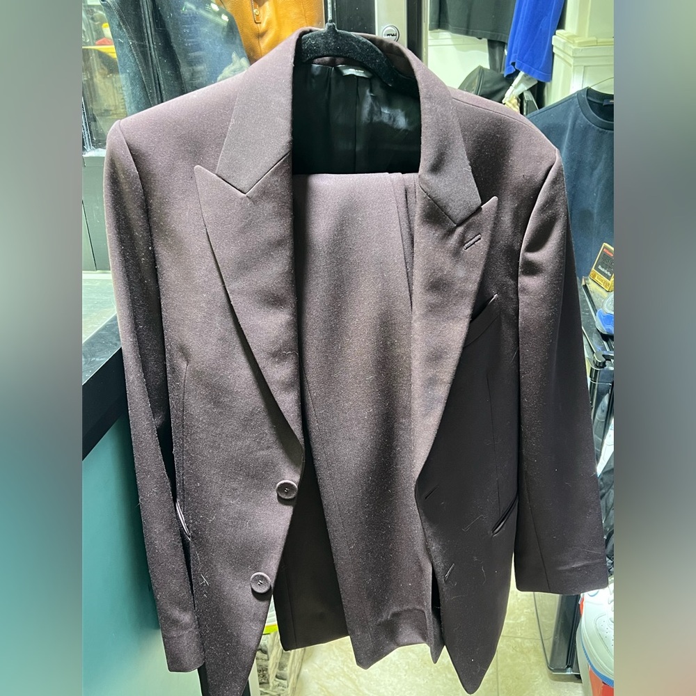 Fendi Burgundy Suit Size 48